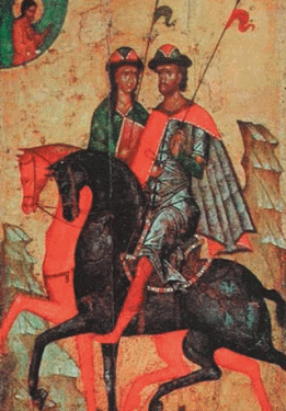 Ікона 14 ст. «Борис і Гліб»